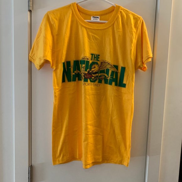VINTAGE 90S NATIONAL SPORTS DAILY STARTER TEE - Picture 1 of 7